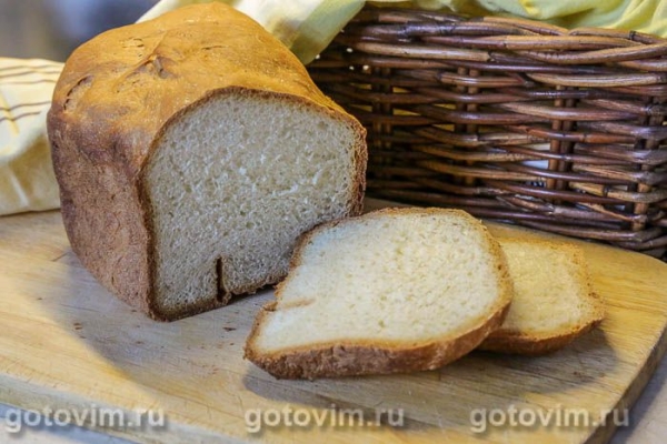 Молочный тостовый хлеб в хлебопечке