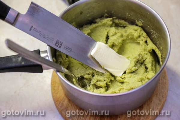 Пюре из замороженного зелёного горошка Пюре из замороженного зелёного горошка