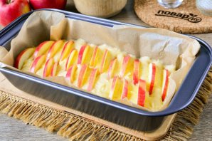 Ванильный кекс с яблоками Ванильный кекс с яблоками