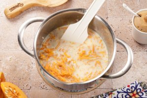 Рисовая каша с тыквой