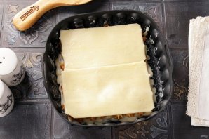 Лазанья, приготовленная в аэрогриле