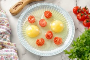 Глазунья в микроволновке