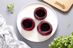 Свёкла запечённая с яблоком и рисом Свёкла запечённая с яблоком и рисом