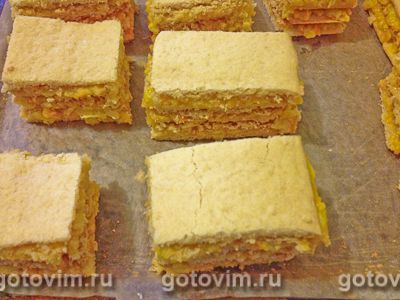 Апельсиновые пирожные с безе