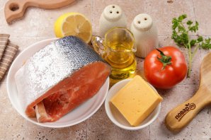 Форель с помидорами и сыром Форель с помидорами и сыром