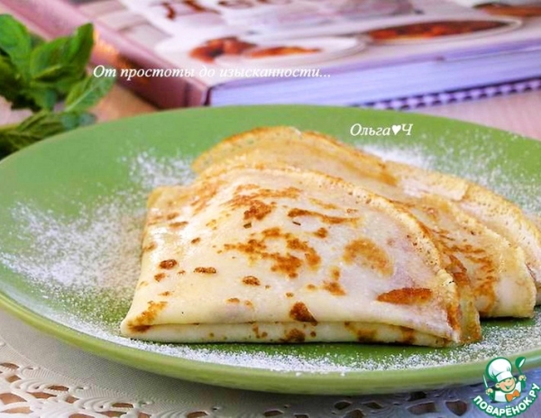 Универсальные тонкие блинчики