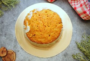 Морковный торт с апельсиновым курдом Морковный торт с апельсиновым курдом