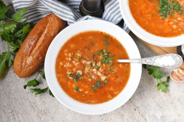 Постный овощной суп Постный овощной суп