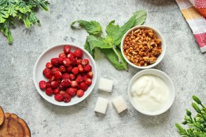 Десерт из земляники Десерт из земляники