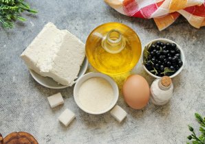 Черничная запеканка