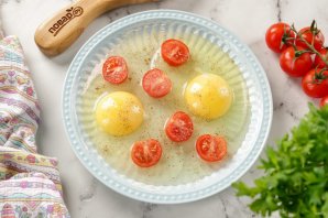 Глазунья в микроволновке