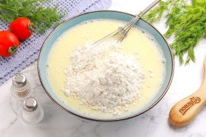 Блины с начинкой из баклажанов Блины с начинкой из баклажанов