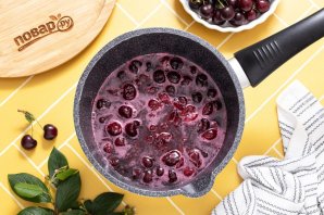 Вишневое варенье с ромом