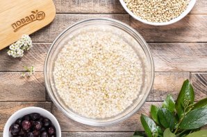 Пирог из зеленой гречки