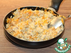 Блинные конвертики с индейкой и картофелем Блинные конвертики с индейкой и картофелем