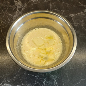 Кекс с яблоками