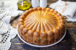 Капустный пирог на майонезе Капустный пирог на майонезе