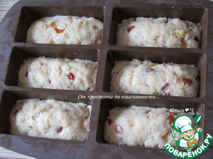 Творожный штоллен с кумкватом, вишней, курагой Творожный штоллен с кумкватом, вишней, курагой