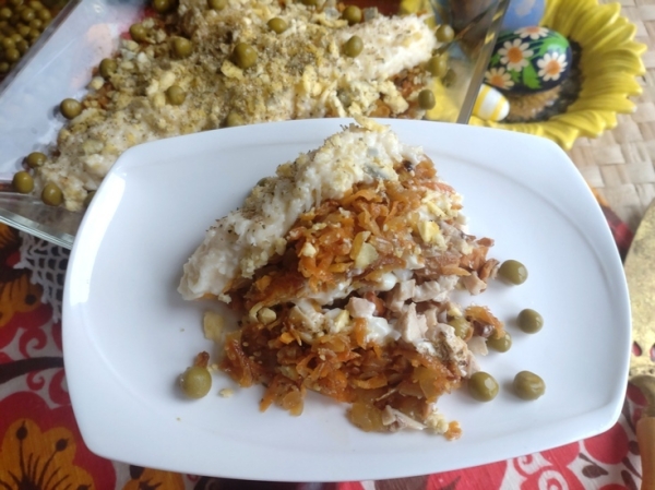 Салат с курицей "пикник" Салат с курицей "пикник"