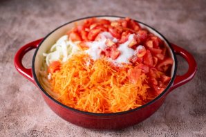 Солянка из капусты на зиму