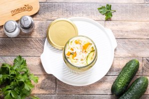 Салат из капусты и огурцов на зиму Салат из капусты и огурцов на зиму