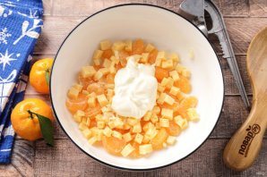 Салат "Мандариновый шок" Салат "Мандариновый шок"