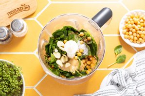 Хумус со шпинатом Хумус со шпинатом