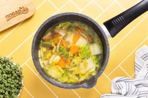 Суп из пекинской капусты