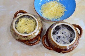 Печень в горшочках по-русски Печень в горшочках по-русски