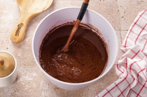 "Манник" на кефире с какао "Манник" на кефире с какао