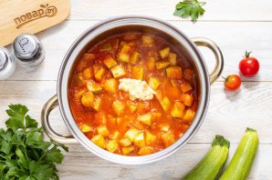 Кабачки в томате на зиму