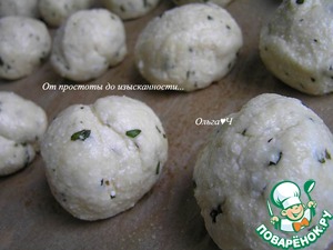 Творожные булочки с мятой Творожные булочки с мятой
