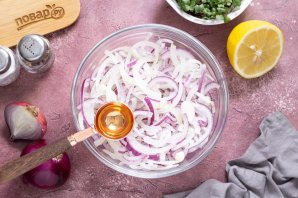 Салат из лука
