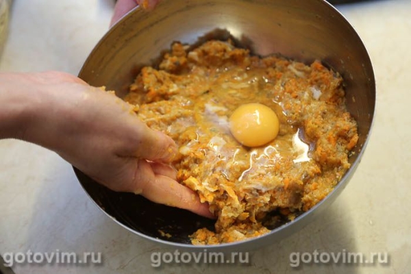 Котлет из скумбрии с беконом