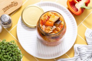 Салат из баклажанов на зиму Салат из баклажанов на зиму