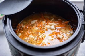 Диетический плов в мультиварке