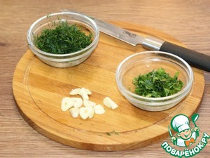 Морские узелки с чесночным маслом Морские узелки с чесночным маслом