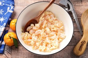 Салат "Мандариновый шок" Салат "Мандариновый шок"