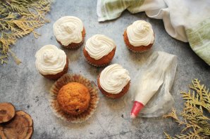 Морковные капкейки Морковные капкейки