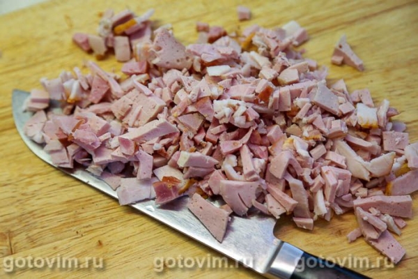 Маффины на молоке с колбасой Маффины на молоке с колбасой