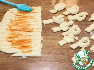 Морские узелки с чесночным маслом Морские узелки с чесночным маслом