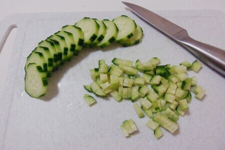 Салат из крабовых палочек "новогодний" Салат из крабовых палочек "новогодний"