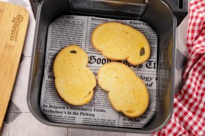 Бутерброды с сыром в аэрогриле