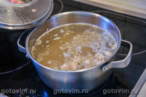 Щи с мясом и печеными овощами Щи с мясом и печеными овощами