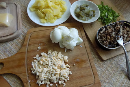 Салат "снеговик" Салат "снеговик"