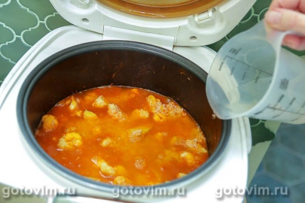 Бириани с мясом и овощами в мультиварке