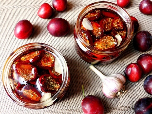 Вяленые сливы в электросушилке