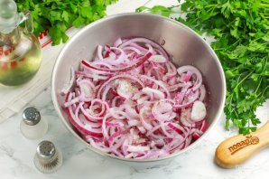 Лук маринованный быстрый