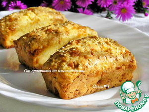 Сырно-чесночные булочки "Два сыра"