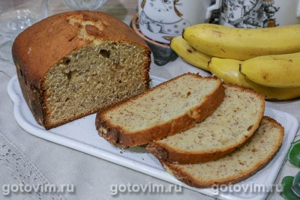 Банановый кекс в хлебопечке